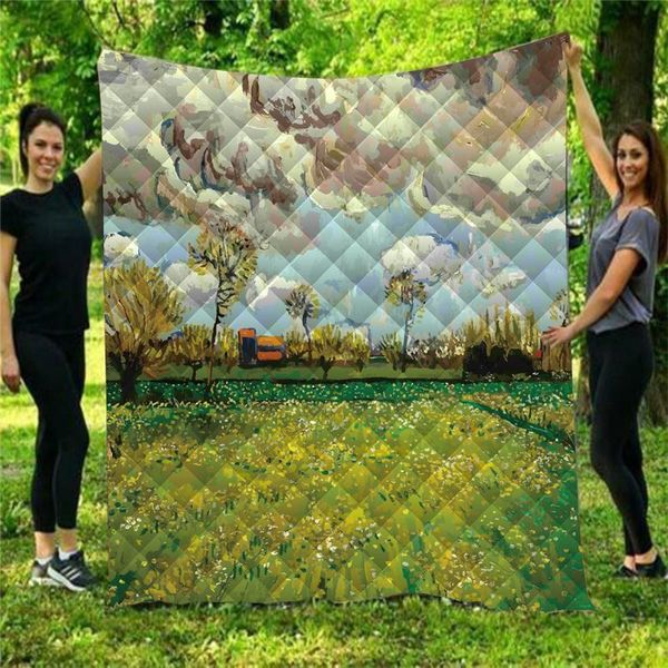 comforters & sets field oil painting painter printed home sofa cover quilt queen size kids blankets for beds soft outdoor camping
comforters & sets field oil painting painter printed home sofa cover quilt queen size kids blankets for beds soft outdoor camping