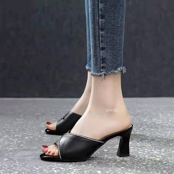 slippers women's open toe slingback square heeled high heels sandals dress working bridal party wedding shoes zapatos de mujer, Black
slippers women's open toe slingback square heeled high heels sandals dress working bridal party wedding shoes zapatos de mujer, Black