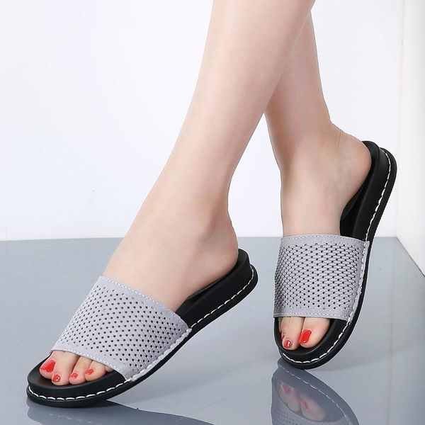 summer slippers flat sandals shoes women beach slip-on cutout round toe leather suede slides flip flops, Black
summer slippers flat sandals shoes women beach slip-on cutout round toe leather suede slides flip flops, Black