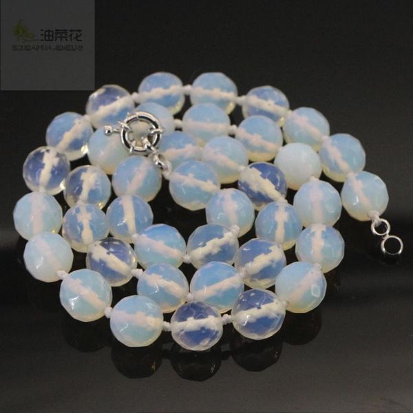 chains beautiful 10mm mexican opal moonstone faceted round beads necklace woman gifts for girls christmas jewelry design wholesale, Silver
chains beautiful 10mm mexican opal moonstone faceted round beads necklace woman gifts for girls christmas jewelry design wholesale, Silver
