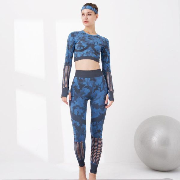 yoga outfit seamless set camouflage hollow-out clothes gym leggings breathable sportswear long-sleeved fitness suit women
yoga outfit seamless set camouflage hollow-out clothes gym leggings breathable sportswear long-sleeved fitness suit women