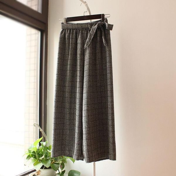 women's pants & capris 2021 spring arrival vintage high waist loose wide leg chic ankle-length tie 8 styles available, Black;white
women's pants & capris 2021 spring arrival vintage high waist loose wide leg chic ankle-length tie 8 styles available, Black;white