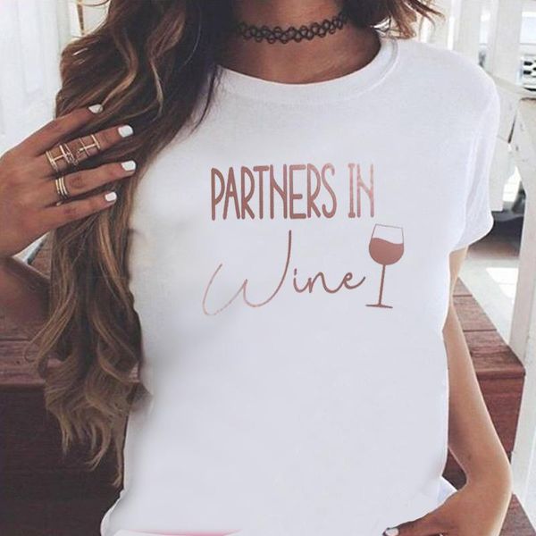 women's t-shirt partners ih wine party tee women summer plus size clothing o-neck letter 2021 fashion ladies girl, White
women's t-shirt partners ih wine party tee women summer plus size clothing o-neck letter 2021 fashion ladies girl, White