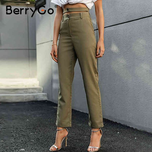 berrygo fashion double waistband hem pants women retro green loose straight trouser high waist slim leisure summer capris 210513, Black;white
berrygo fashion double waistband hem pants women retro green loose straight trouser high waist slim leisure summer capris 210513, Black;white