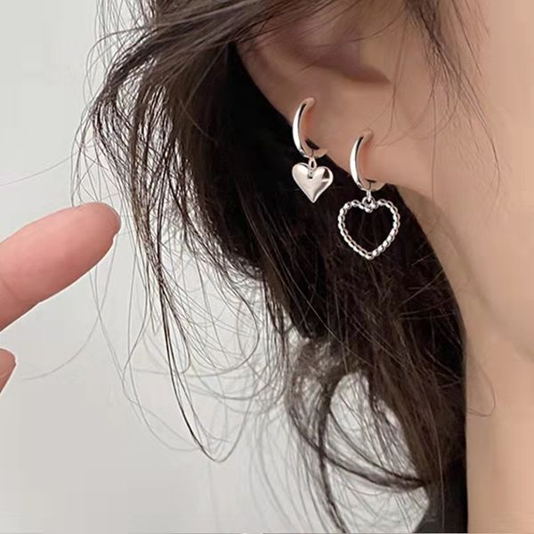 new asymmetric love heart earrings charm silver color elegant sweet drop earrings for women girls party wedding jewelry accessories, Golden
new asymmetric love heart earrings charm silver color elegant sweet drop earrings for women girls party wedding jewelry accessories, Golden