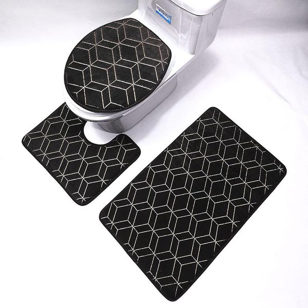 polyester geometric carpet suit with three-spieces absorption non-slip comfortable safe for bathroom kitchen jdh88 bath mats
polyester geometric carpet suit with three-spieces absorption non-slip comfortable safe for bathroom kitchen jdh88 bath mats