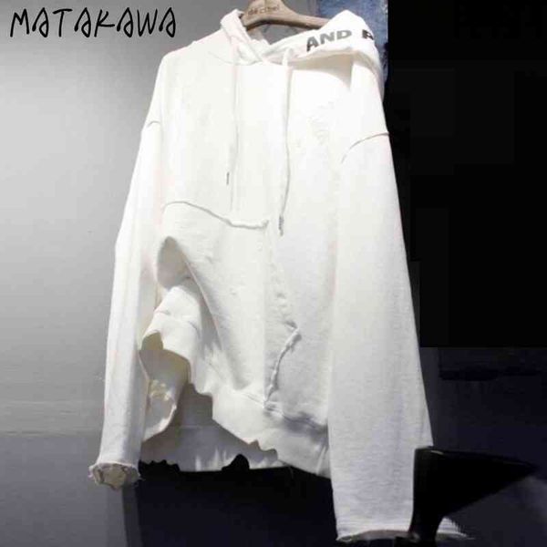 matakawa korea hoodie fashion white hoodies women ripped letters casual hooded long sleeve sweatshirt women 210513, Black
matakawa korea hoodie fashion white hoodies women ripped letters casual hooded long sleeve sweatshirt women 210513, Black