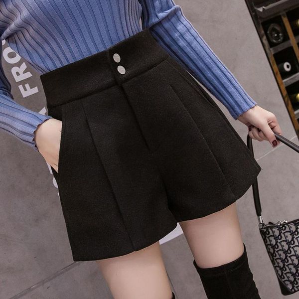 women's shorts women 2021 autumn winter casual comfortable elegant wild female woolen lady high waist wide leg a-line x622, White;black
women's shorts women 2021 autumn winter casual comfortable elegant wild female woolen lady high waist wide leg a-line x622, White;black