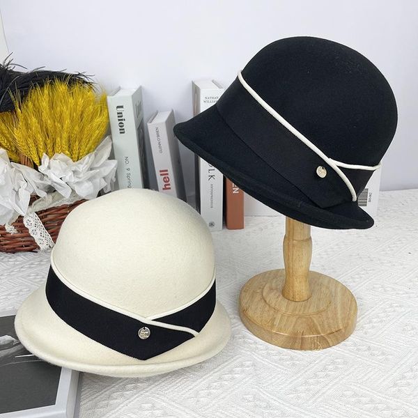 stingy brim hats women autumn and winter fedoras celebrity wind silk satin feeling felt hat flip basin solid color wool dome, Blue;gray
stingy brim hats women autumn and winter fedoras celebrity wind silk satin feeling felt hat flip basin solid color wool dome, Blue;gray
