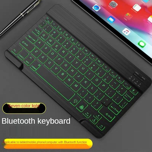 colorful backlit bluetooth wireless keyboard mobile phone tablet universal compatible three-system ultra-thin portable keyboards
colorful backlit bluetooth wireless keyboard mobile phone tablet universal compatible three-system ultra-thin portable keyboards