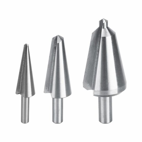 professional drill bits 3pcs/set umbrella chamfer step bit pv thin iron hole saw cutter hss chamfering woodworking milling metal drilling
professional drill bits 3pcs/set umbrella chamfer step bit pv thin iron hole saw cutter hss chamfering woodworking milling metal drilling