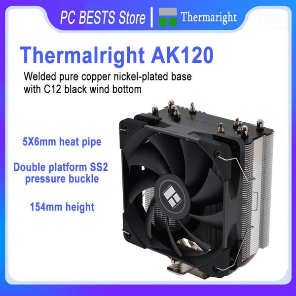 thermalright ak120 5 heat pipe pure copper cpu cooler with c12 black fan for intel 115x 1200 2066 amd am4 pc air-cooled cooling fans & cooli
thermalright ak120 5 heat pipe pure copper cpu cooler with c12 black fan for intel 115x 1200 2066 amd am4 pc air-cooled cooling fans & cooli