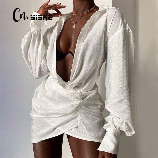 cnyishe irregular long sleeve dresses for women deep v neck mini dress women dresses bodycon partywear femme vestidos robes 210419, Black;gray
cnyishe irregular long sleeve dresses for women deep v neck mini dress women dresses bodycon partywear femme vestidos robes 210419, Black;gray