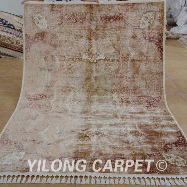 carpets yilong 5.5'x8' handmade camel carpet floral hand knotted persian rug dealers (1556)
carpets yilong 5.5'x8' handmade camel carpet floral hand knotted persian rug dealers (1556)