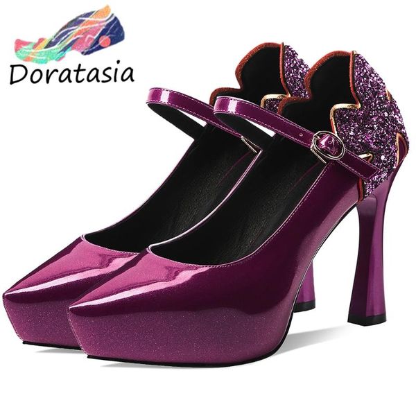 dress shoes doratasia girl fashion pointed toe platform pumps street glitters patchwork women high heels woman, Black
dress shoes doratasia girl fashion pointed toe platform pumps street glitters patchwork women high heels woman, Black