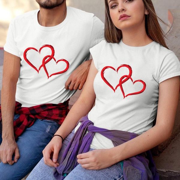 women's t-shirt s-3xl summer and autumn valentine's day couple men's love print short sleeve spirited away skin-friendly f4, White
women's t-shirt s-3xl summer and autumn valentine's day couple men's love print short sleeve spirited away skin-friendly f4, White
