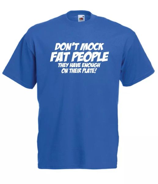 dont mock fat people xmas gift idea mens women t shirts multi-color s-2xl, White;black
dont mock fat people xmas gift idea mens women t shirts multi-color s-2xl, White;black