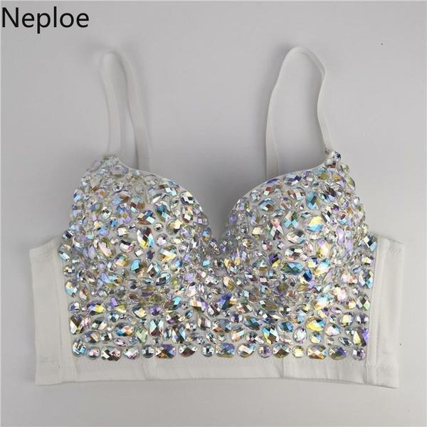 neploe women diamond-embedded color vest fashion sleeveless short bustier crop white streetwear camis 1c320 210423
neploe women diamond-embedded color vest fashion sleeveless short bustier crop white streetwear camis 1c320 210423