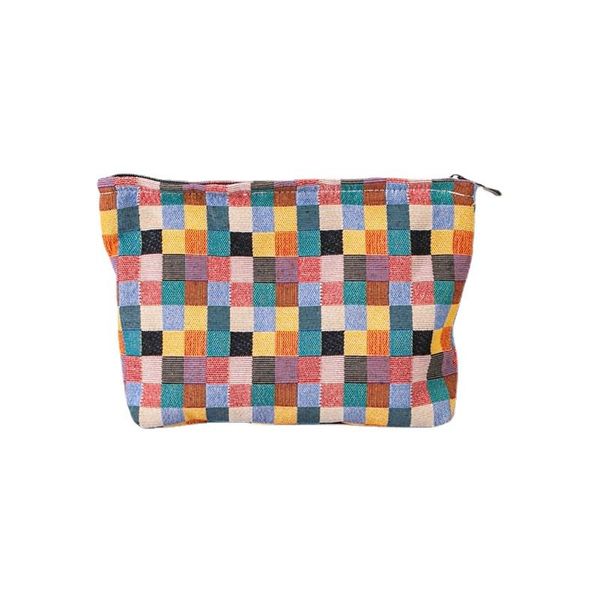 cosmetic bags & cases 1 pc color mosaic bag large travel zipper women makeup organizers beauty case washing female handbag
cosmetic bags & cases 1 pc color mosaic bag large travel zipper women makeup organizers beauty case washing female handbag