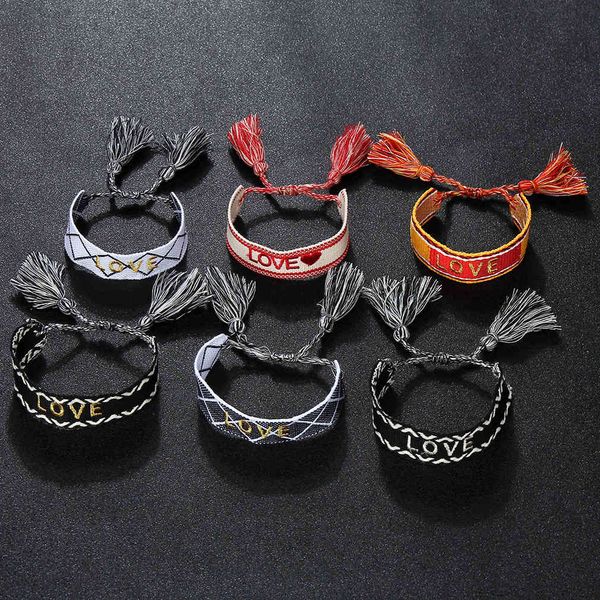 souvenirs woven bracelet embroidered letter tassel fashion wrist band bohemian women's ribbon jewelry 15
souvenirs woven bracelet embroidered letter tassel fashion wrist band bohemian women's ribbon jewelry 15