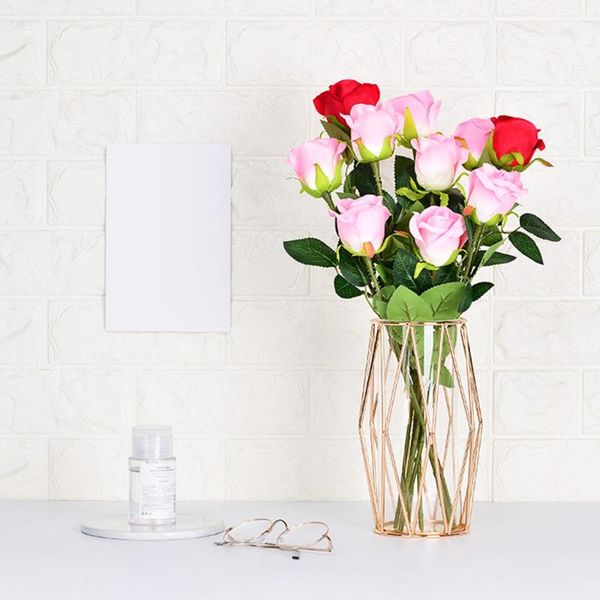 vases glass flower vase with geometric metal rack stand bud home office decor for flowers hydroponics plant
vases glass flower vase with geometric metal rack stand bud home office decor for flowers hydroponics plant