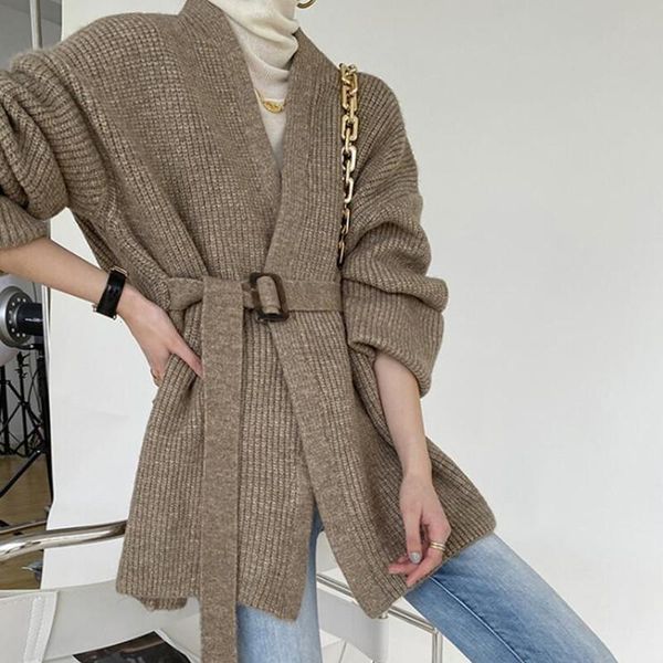 women's knits & tees zawfl autumn winter coat lace up slim waist knitted cardigan korean long sleeve v-neck fashion outwear sweater 202, White
women's knits & tees zawfl autumn winter coat lace up slim waist knitted cardigan korean long sleeve v-neck fashion outwear sweater 202, White