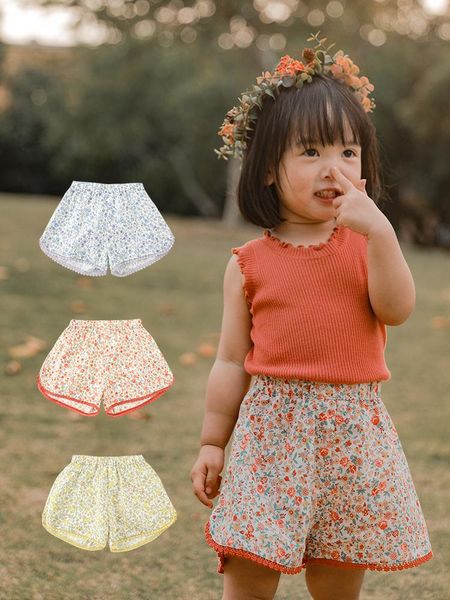children's floral shorts summer light and sweet casual baby fashion foreign style trendy pants, Black
children's floral shorts summer light and sweet casual baby fashion foreign style trendy pants, Black
