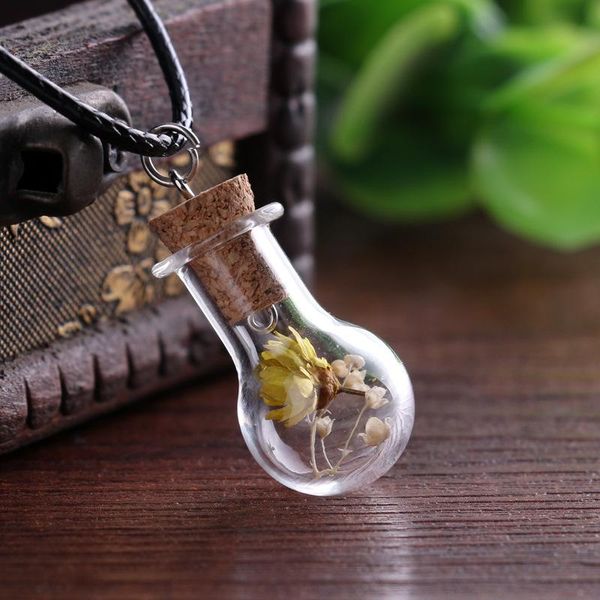 pendant necklaces diy handmade dried flower necklace for women daisy gypsophila flowers glass cover female drift bottle, Silver
pendant necklaces diy handmade dried flower necklace for women daisy gypsophila flowers glass cover female drift bottle, Silver