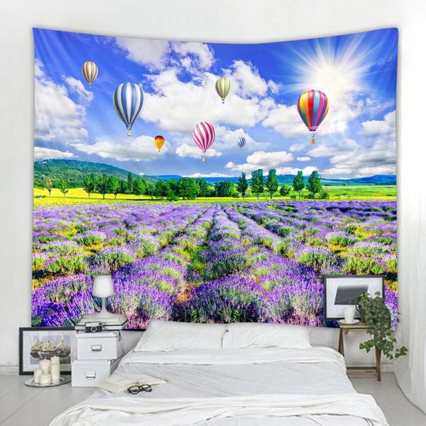 tapestries nordic landscape tapestry lavender air balloon wall hanging hippie home decoration
tapestries nordic landscape tapestry lavender air balloon wall hanging hippie home decoration