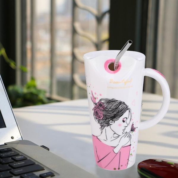 mugs 600ml beautiful girls pattern ceramic mug large capacity straw cup durable drinking bottle portable water beverag
mugs 600ml beautiful girls pattern ceramic mug large capacity straw cup durable drinking bottle portable water beverag