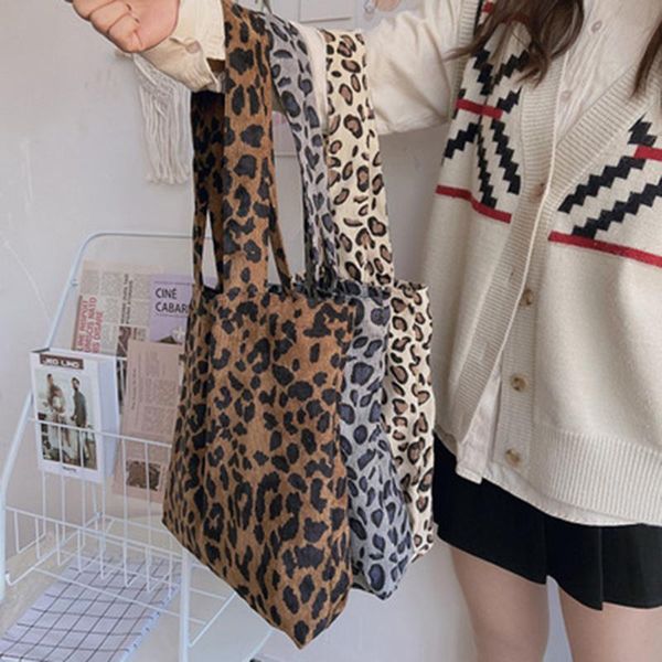corduroy leopard print bag casual tote large-capacity handbags fashion harajuku canvas hip hop shopping women's shoulder storage bags
corduroy leopard print bag casual tote large-capacity handbags fashion harajuku canvas hip hop shopping women's shoulder storage bags