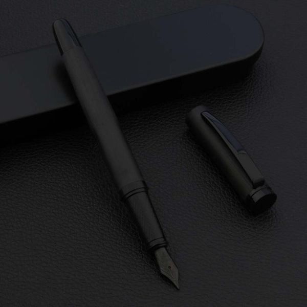 luxury quality 1996 fountain pen frosted black 0.5mm nib student office school stationery supplies ink pens
luxury quality 1996 fountain pen frosted black 0.5mm nib student office school stationery supplies ink pens