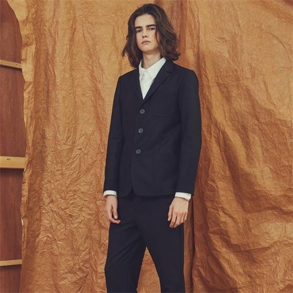 men's suits & blazers s-6xl spring fashion personalized large size customizatio classic three-button slim suit, White;black
men's suits & blazers s-6xl spring fashion personalized large size customizatio classic three-button slim suit, White;black