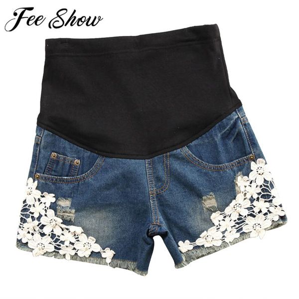 maternity bottoms summer short pants pregnancy lace jeans shorts women pregnant adjustable waist denim loose plus size clothes, White
maternity bottoms summer short pants pregnancy lace jeans shorts women pregnant adjustable waist denim loose plus size clothes, White