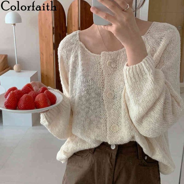 colorfaith new autumn winter women's sweaters cutout buttons cardigans fashionable korean style ladies knitwears swc16211 210413, White;black
colorfaith new autumn winter women's sweaters cutout buttons cardigans fashionable korean style ladies knitwears swc16211 210413, White;black