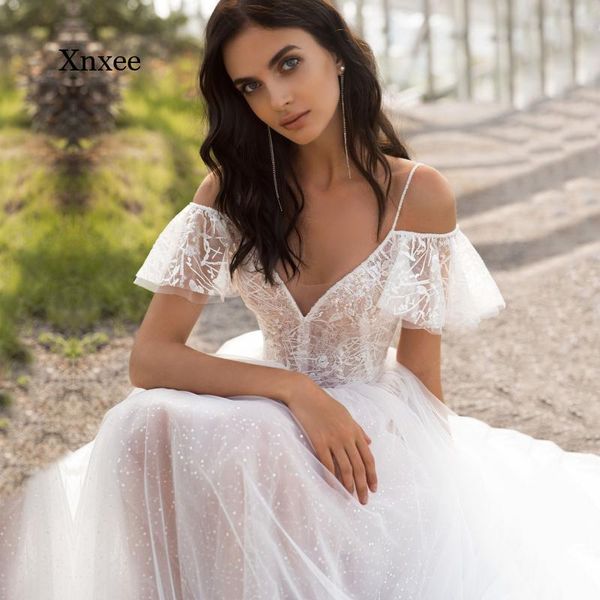 casual dresses lace wedding maxi dress spaghetti strap sweetheart off shoulder robe appliques a line princess bride vestido outfit, Black;gray
casual dresses lace wedding maxi dress spaghetti strap sweetheart off shoulder robe appliques a line princess bride vestido outfit, Black;gray
