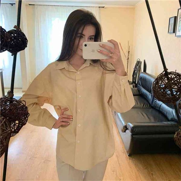 hzirip blouses 2021 spring solid blouse loose casual vacation all-match women shirts blusas camisas mujer 4 colors, White
hzirip blouses 2021 spring solid blouse loose casual vacation all-match women shirts blusas camisas mujer 4 colors, White