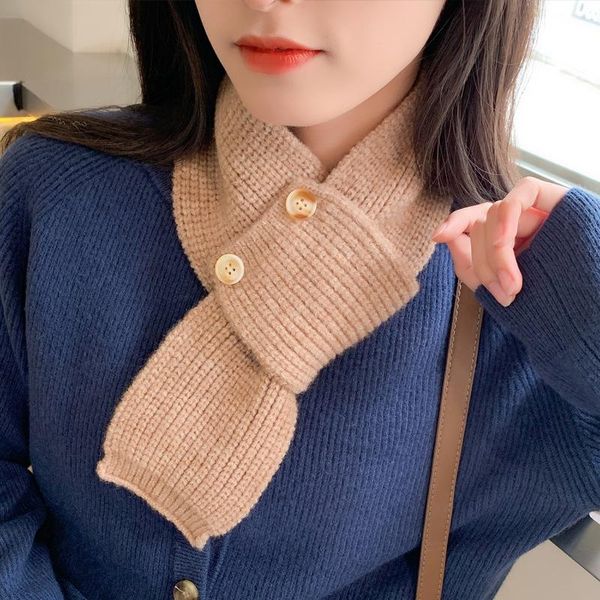 scarves knitted scarf men japanese acrylic pure color tide winter button neck guard collar ladies literary retro all-match cross bib i29, Blue;gray
scarves knitted scarf men japanese acrylic pure color tide winter button neck guard collar ladies literary retro all-match cross bib i29, Blue;gray