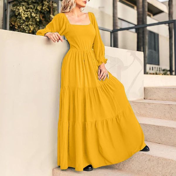 casual dresses autumn spring long sleeve dress vonda 2021 women bohemian puff square collar sundress femme vestido, Black;gray
casual dresses autumn spring long sleeve dress vonda 2021 women bohemian puff square collar sundress femme vestido, Black;gray