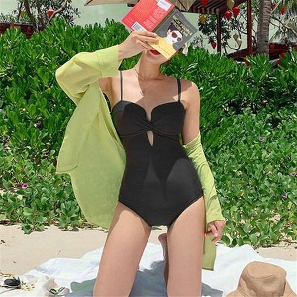 siamese triangle bikini sling cover belly thin skinny backless swimsuit high waist swimming suit for women women's swimwear, White;black
siamese triangle bikini sling cover belly thin skinny backless swimsuit high waist swimming suit for women women's swimwear, White;black