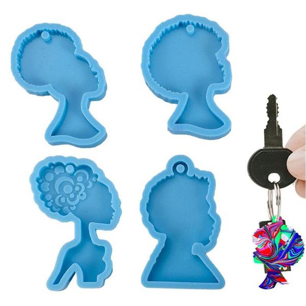 keychains 4 types afro girl keychain keyrings resin molds earrings silicone for epoxy ornament jewelry tools, Silver
keychains 4 types afro girl keychain keyrings resin molds earrings silicone for epoxy ornament jewelry tools, Silver
