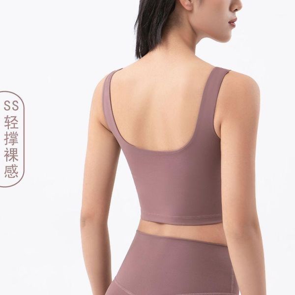 sports vest women deep u-back push-up yoga bra gym workout running crop tank halter solid color fitness outfit
sports vest women deep u-back push-up yoga bra gym workout running crop tank halter solid color fitness outfit