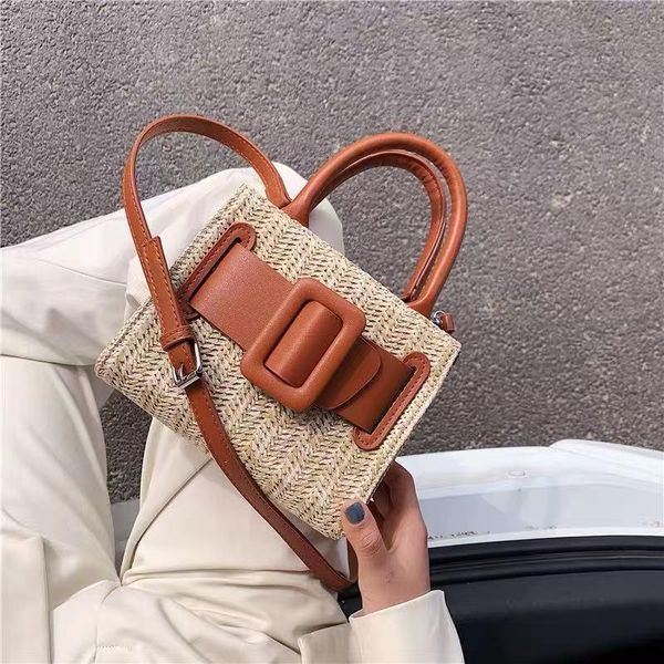 evening bags elegant female contrast color tote bag 2021 summer high-quality straw women's designer handbag travel shoulder messenger
evening bags elegant female contrast color tote bag 2021 summer high-quality straw women's designer handbag travel shoulder messenger