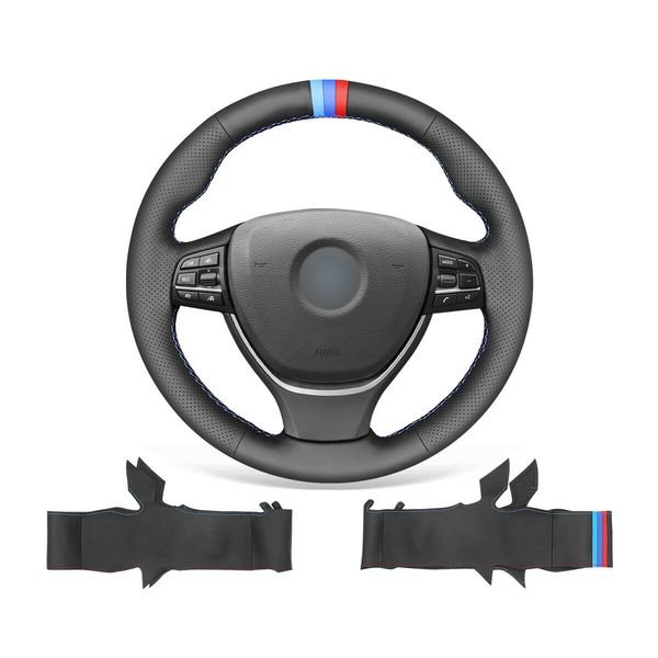diy custom soft durable black genuine leather car steering wheel cover for bmw f10 f11 f12 f13
diy custom soft durable black genuine leather car steering wheel cover for bmw f10 f11 f12 f13