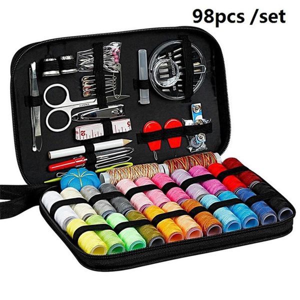 sewing kits diy multi-function box set hand quilting stitching embroidery craft needle thread accessories notions & tools, Black
sewing kits diy multi-function box set hand quilting stitching embroidery craft needle thread accessories notions & tools, Black