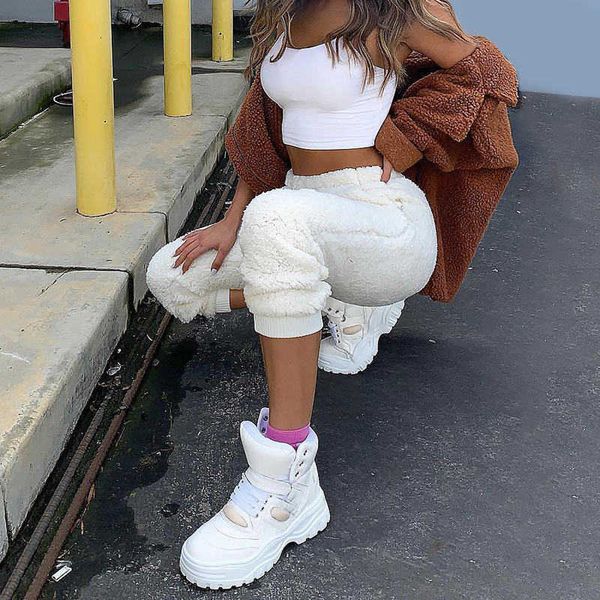 women's pants & capris clothing casual slim full length elastic waist womens designer solid color sport style f h8an, Black;white
women's pants & capris clothing casual slim full length elastic waist womens designer solid color sport style f h8an, Black;white