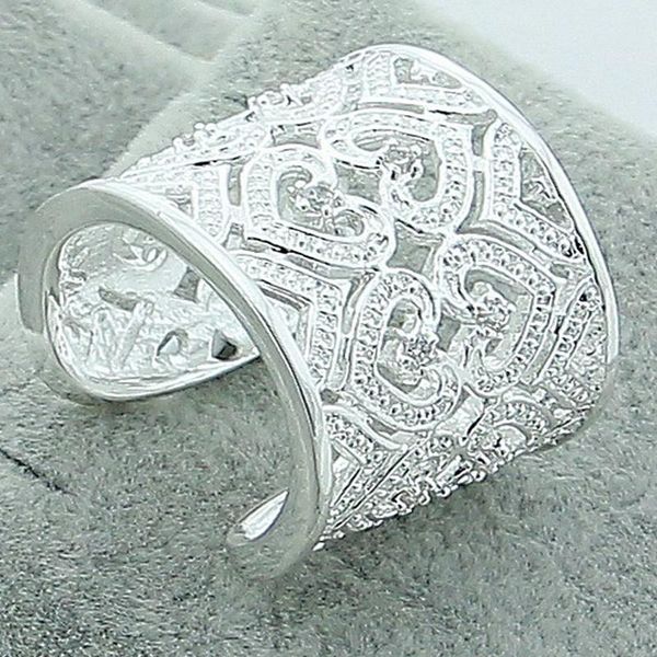 cluster rings 925 silver fashion pretty heart crystal adjustable for women rose gold color wedding gift, Golden;silver
cluster rings 925 silver fashion pretty heart crystal adjustable for women rose gold color wedding gift, Golden;silver