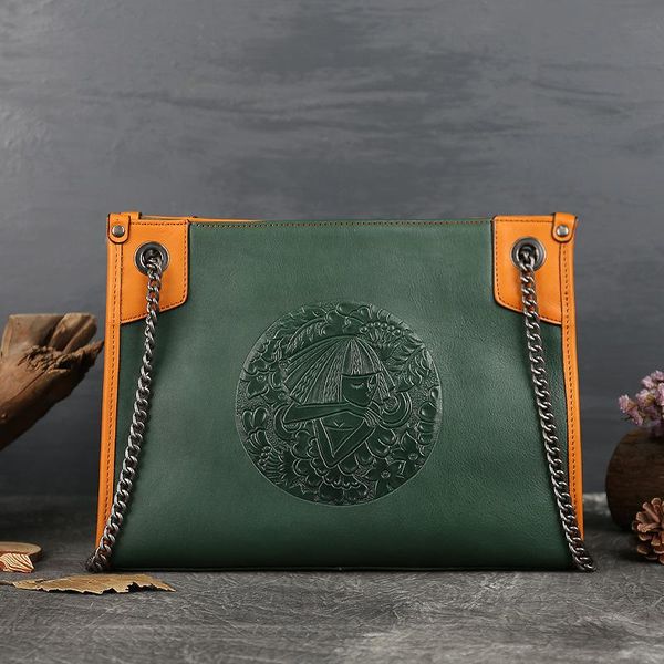 evening bags women genuine leather summer bag 2021 vintage embossed chain shoulder nature cowhide fashion female handbag sac a main
evening bags women genuine leather summer bag 2021 vintage embossed chain shoulder nature cowhide fashion female handbag sac a main