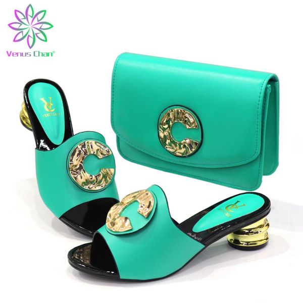 dress shoes fashion green italian women matching african slippers and bag set decorated with rhinestone ladies shoe for wedding, Black
dress shoes fashion green italian women matching african slippers and bag set decorated with rhinestone ladies shoe for wedding, Black