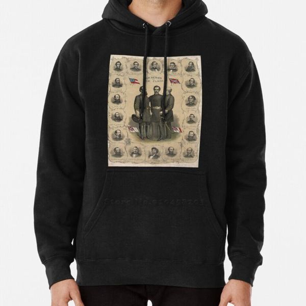 men's hoodies & sweatshirts american civil war , confederate heroes and flags poster 1896. hoodie men fashion loose pullovers casual ov, Black
men's hoodies & sweatshirts american civil war , confederate heroes and flags poster 1896. hoodie men fashion loose pullovers casual ov, Black